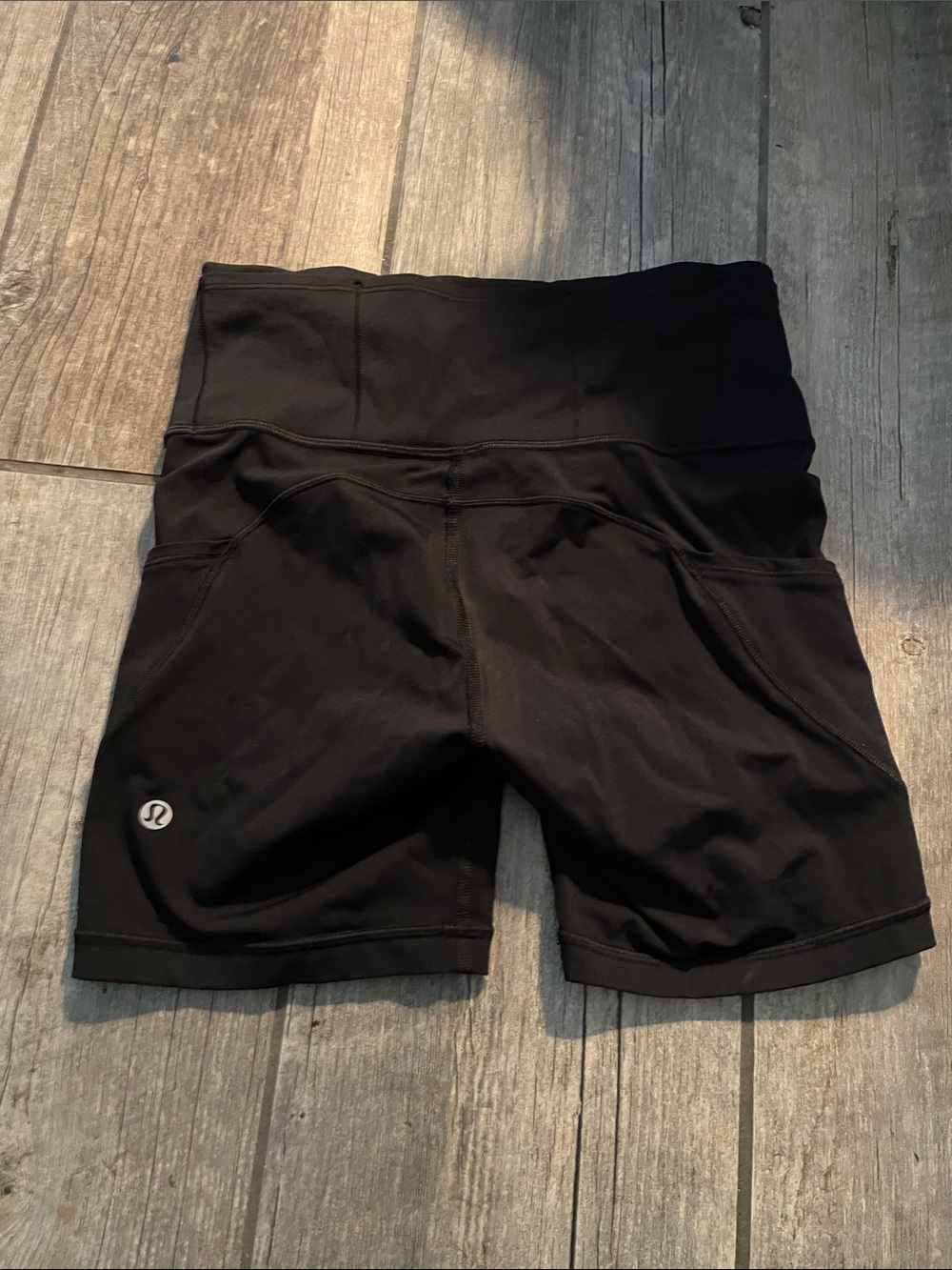 lululemon athletica Black High-Waist Bike Shorts